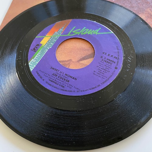 Joe Cocker / Jennifer Warnes - Up Where We Belong 7” (1982 Picture Sleeve) - Picture 4 of 4