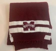 Mississippi State Home Coming Scarf 100 Acrylic NCAA Bulldogs