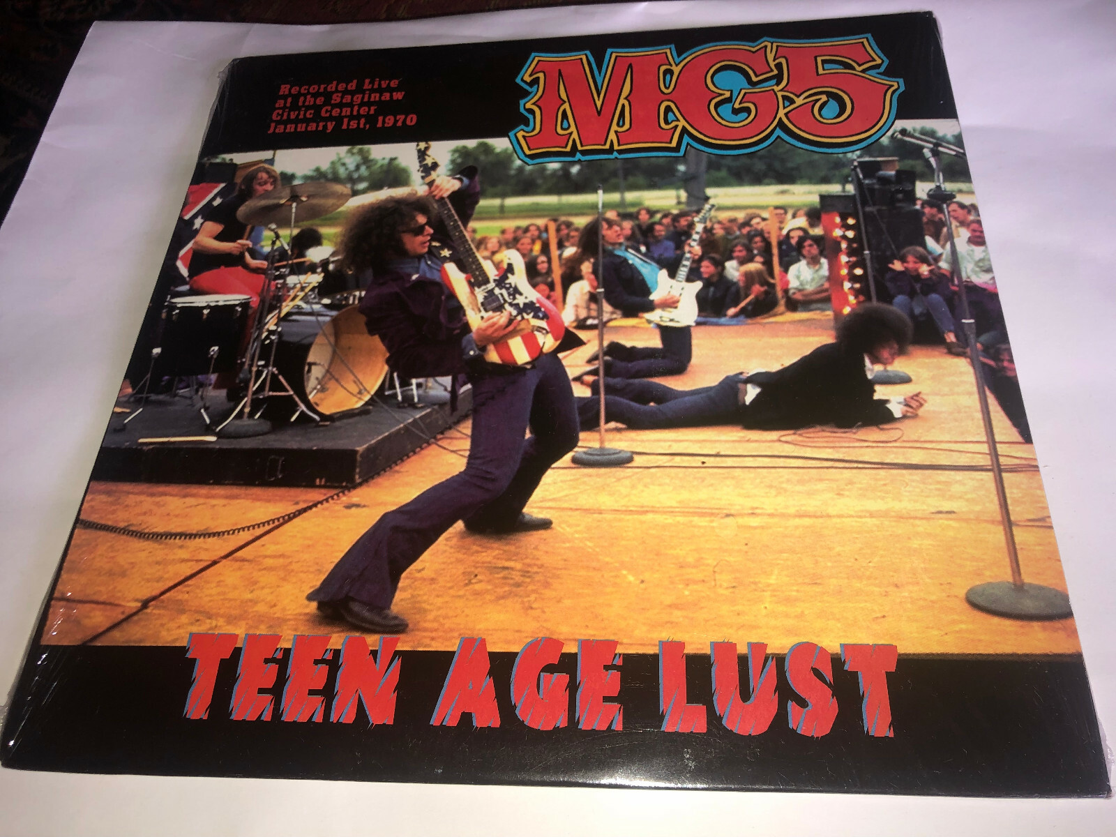 MC5 TEEN AGE LUST ALBUM RECORDED LIVE 1970- COPYRIGHT 1996 FACTORY SEALED - NEW