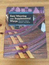 Easy Weaving with Supplement Warps - Overshot Velvet Shibori - Deb Essen