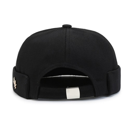 Women Men Retro Brimless Hat Skull cap Sailor Cap Beanie Rolled Cuff Hat Hip Hop - Bild 6 von 24
