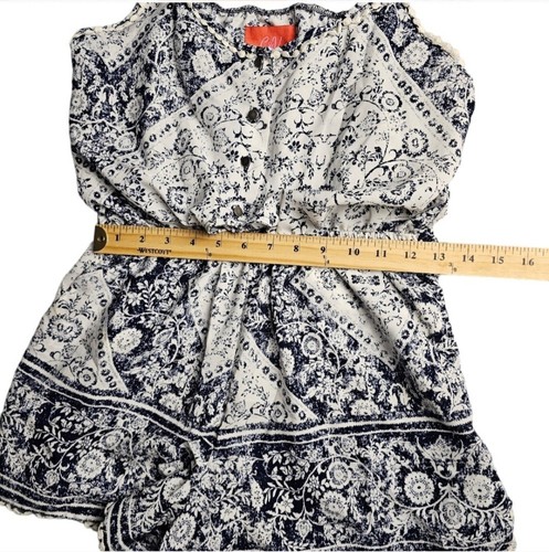Anthropologie Pagliaccetto Chelsea e Viola M Floreale Spaghetti Strap Boho Cochella - Foto 8 di 16