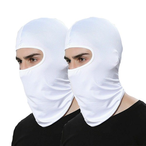 Confezione da 2 confezioni maschera viso completa sci moto ciclismo Balaclava Lycra ultra sottile - Foto 20 di 27