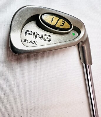 Ping i3 Blade Black Dot 6 Iron Stiff Steel Shaft Ping Grip Ping i3 Blade Black Dot 6 Iron Stiff Steel Shaft Ping Grip