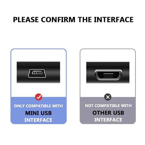 4ft Mini USB 2.0 Charging Data Cable Cord for Garmin DriveSmart 61 LMT 61 LMT-S - Picture 2 of 4