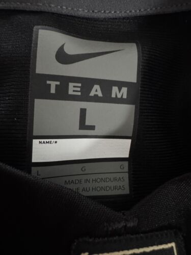 NIKE ARMY BLACK NIGHTS #12 TEAM GAME FOOTBALL JERSEY AO9885 010 sz LARGE L - Picture 8 of 9