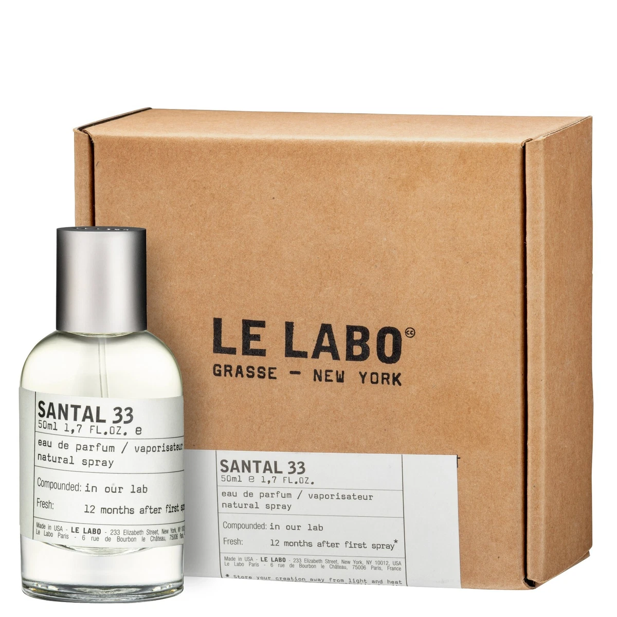 Le Labo Santal 33 1.7oz Eau De Parfum Spray 842185115878