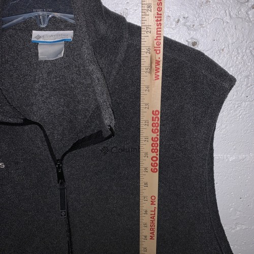 Pile donna Columbia full zip taglia L grigio logo Mercy Corps - Foto 6 di 8