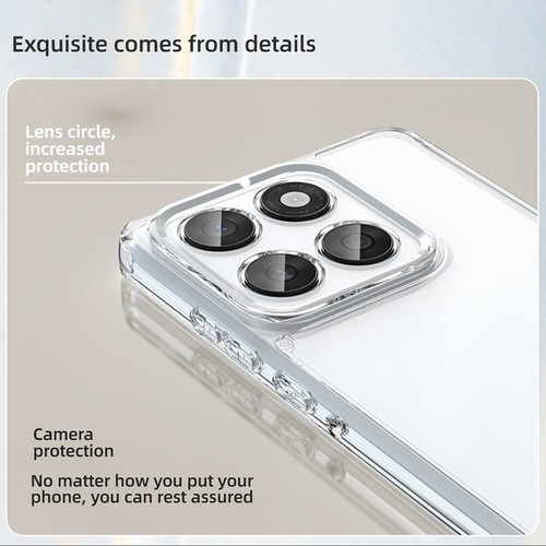 Full Curved Shockproof Durable PC+TPU Hybrid Soft Case for Motorola Moto Edge 60 - Picture 3 of 15