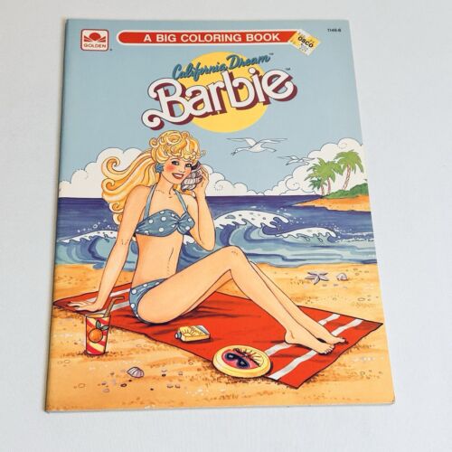 Barbie California Dream A Big Coloring Book Golden 1146-8