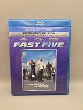 Fast Five (Blu-ray/DVD, 2011, 2-Disc Set, Rated/Unrated Includes Digital Copy)