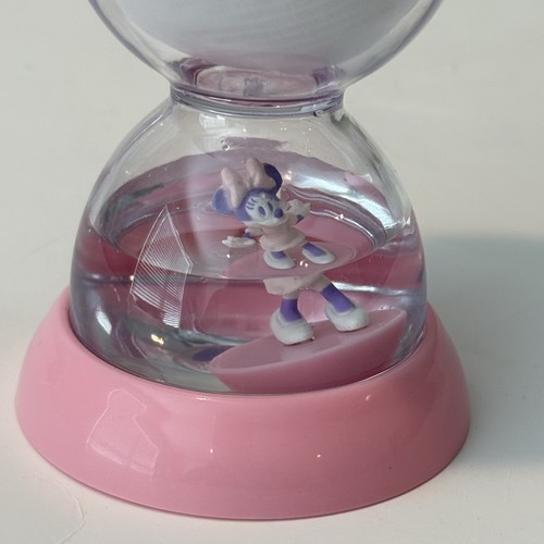 Disney Minnie Mouse Tumbler Printed Pink Snow Globe Screw-top Lid Straw 8oz NEW - Picture 9 of 21