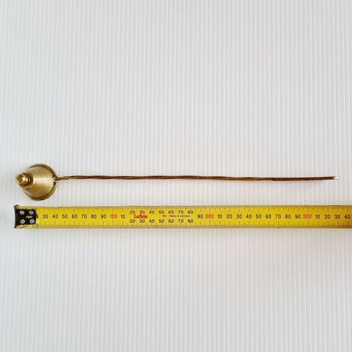 Vintage Brass Candle Snuff Bell Shaped Alter Slow Living Homestead Cottage Core - Picture 8 of 9