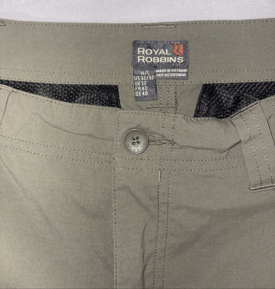Royal Robbin’s Pantalón Hombre Mezcla Cáñamo Marrón Talla 32/32 Bolsillo Confort Foto 3 de 4