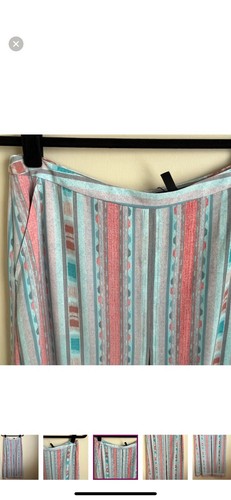 BCBGMAXAZRIA Jane Maxi Rock mit Frontschlitz rosa Ton Kombi Gr. S - Bild 5 von 14