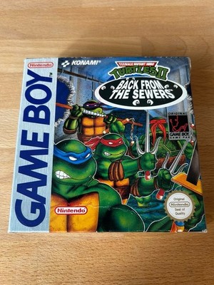 Turtles 2 Back from the Sewers in OVP mit Anleitung Nintendo Gameboy Classic
