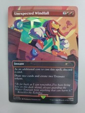 MTG Unexpected Windfall (2092) Secret Lair Drop Rainbow Foil Rare 