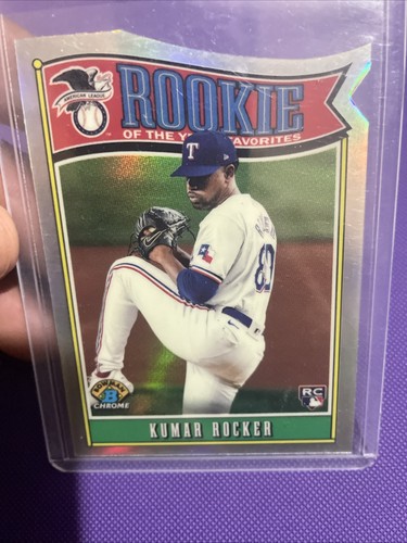 2025 Bowman Chrome Rookie of the Year Favorites Kumar Rocker RC Texas Rangers - Bild 2 von 3