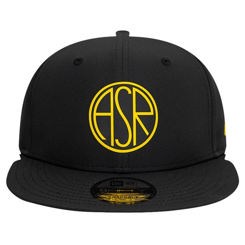 Men's New Era Black AS Roma 9FIFTY Snapback Hat - Picture 2 of 5