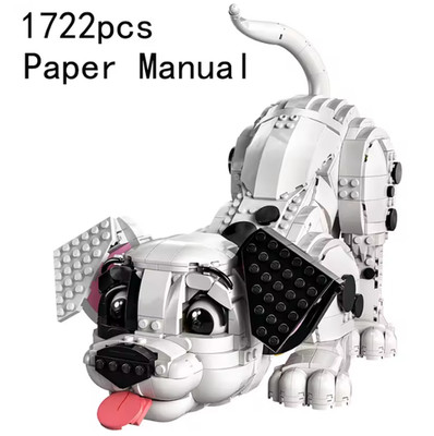 1722 PCS Welpen Bausteine Set Hund Modell Zimmer Deko Kompatibel 43269
