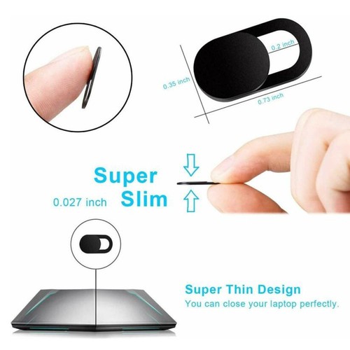 Convenient Covers Webcam Slide Blocker Phone PC Plastic Privacy Security - Afbeelding 5 van 17