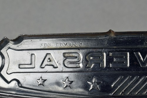 Targhetta emblema metallo elettrodomestico universale vintage 7,5" Fox Co Cincinnati OH - Foto 7 di 13
