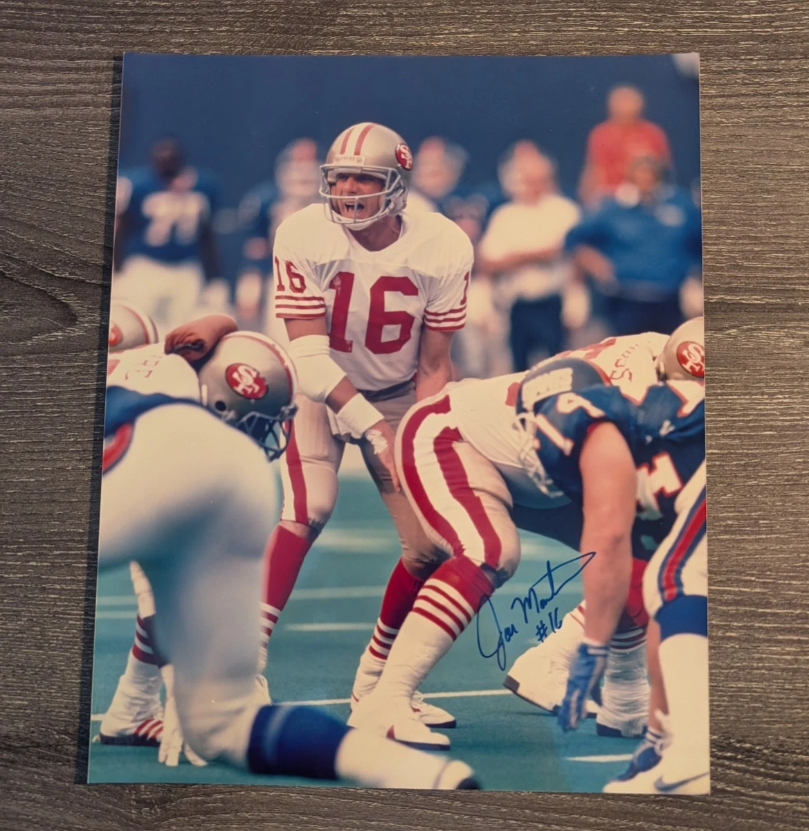 Joe Montana Football San Francisco 49ers Vintage Sports Photos for