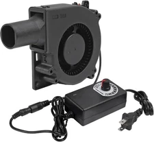 120mm BBQ Fan 12V 4.72in Blower Brushless with 110V/120V Variable Speed 