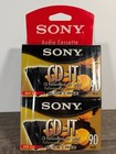 Sony Cd-It Blank Audio Cassette Tape 90 Minute Slide Case 2 Pack - High Bias New