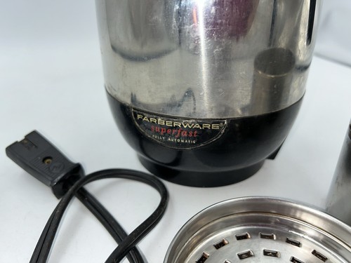 Vintage Farberware 8 Cup Superfast Electric Percolator. - Picture 4 of 7