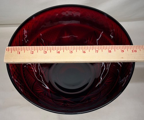 Cristal D'Arques Antique Ruby Durand Pedestal Bowl Compote 10" - Picture 7 of 7