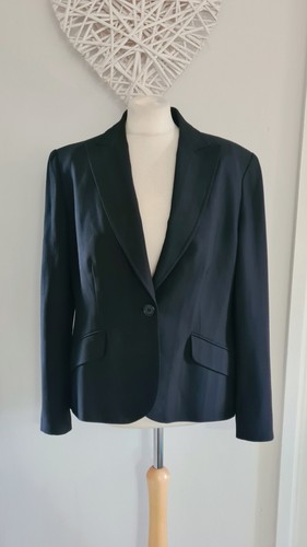 Smart Blazer Jacke Damen M&S schwarz Größe 16