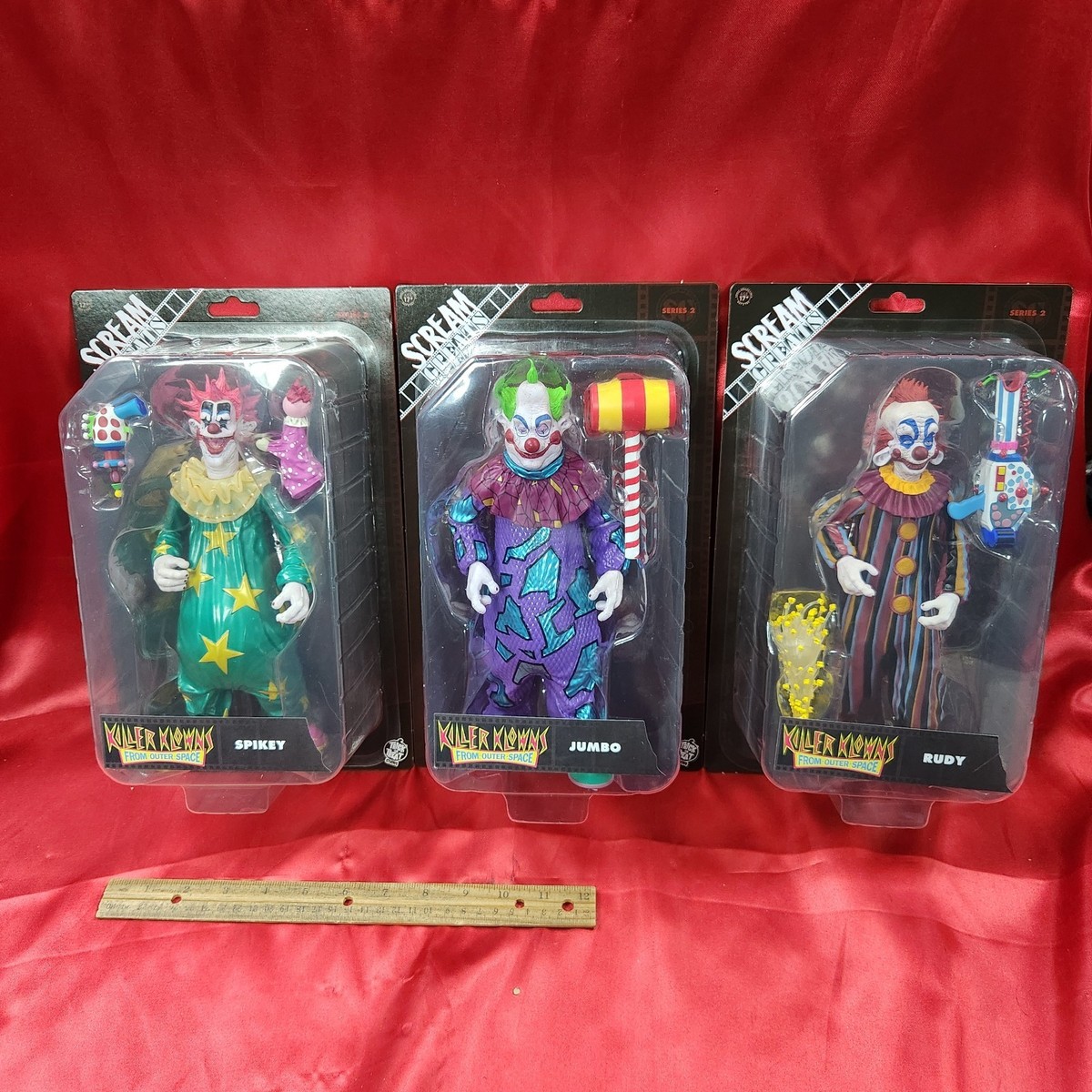 Scream Greats Series 2 - Killer Klowns - Jumbo, Spikey & Rudy 8