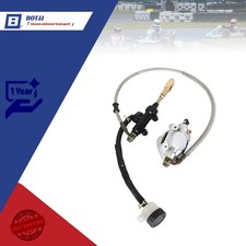 New Fit For Go Kart ATV Rear Hydraulic Brake Assembly Caliper Master Cylinder