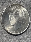 1925 Peace Silver Dollar - Philadelphia Mint - AU/BU High Grade - 90% Silver
