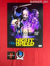 Clive Barker autographed signed Nightbreed 11x14 photo Beckett horror Clive Barker autographed signed Nightbreed 11x14 photo Beckett horror