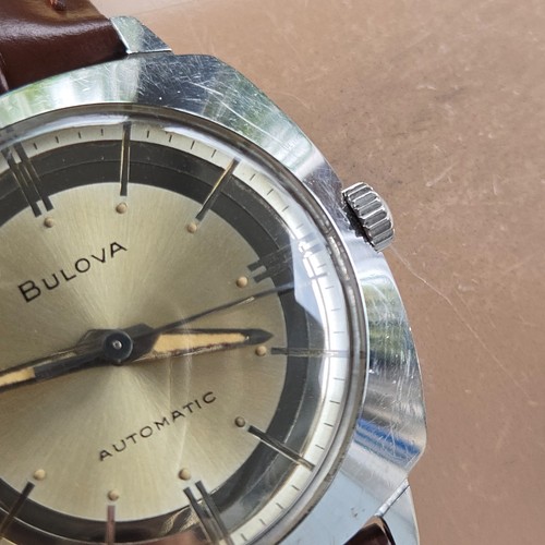 Vintage BULOVA Sea Flight "P" men's automatic watch 11ALAC Two-tone dial 1966 - Picture 8 of 23