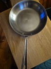 All Clad Stainless Steel 10 inch Skillet Saute Frying Pan Cook No Lid Clean