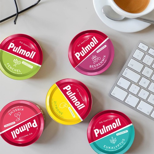 Pulmoll Classic 5 x 75g Hustenbonbons mit Menthol Süßholzwurzelextrakt und Honig - Bild 3 von 3