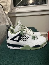 Jordan 4 Retro Mid Seafoam PREOWNED NO BOX, Woman size 9
