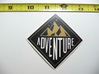 MOUNTAIN ADVENTURE SMALL STICKER DECAL CAMPING TRAVEL VACATION FUNNY