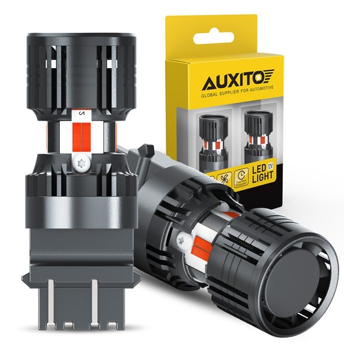 AUXITO LED Freno Parada Luz Trasera Bombillas Lámpara 3157 3057 3357 4057 4157 Rojo Puro EE. UU. - Imagen 17 de 24