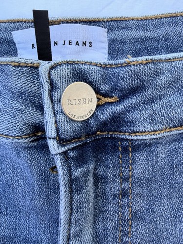 Risen Jeans - High Rise Crop Straight Jeans - RDP5250 Size 9/29 - Picture 7 of 11
