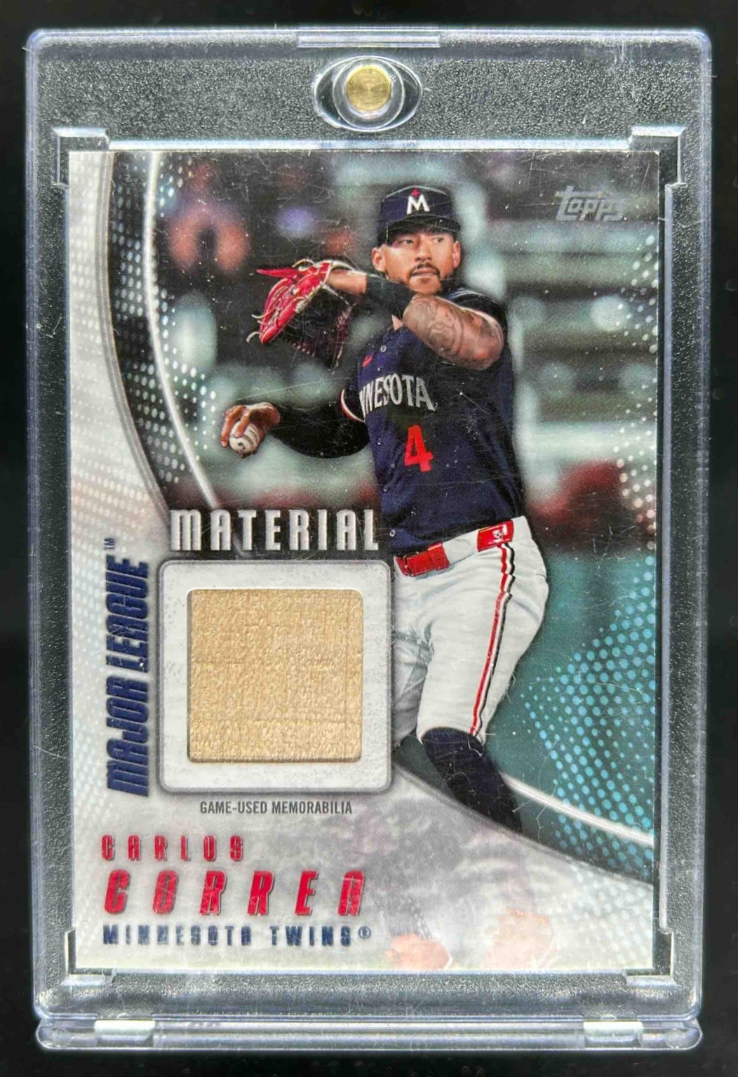 2025 Topps Carlos Correa Major League Material Relics Bat #MLM-CC Twins
