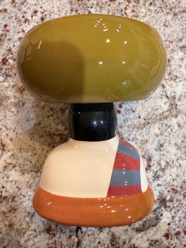 Macayo's Restaurant Señor Bob Vintage Margarita Glass Cup Dish Ceramic Guacamole - Picture 2 of 3