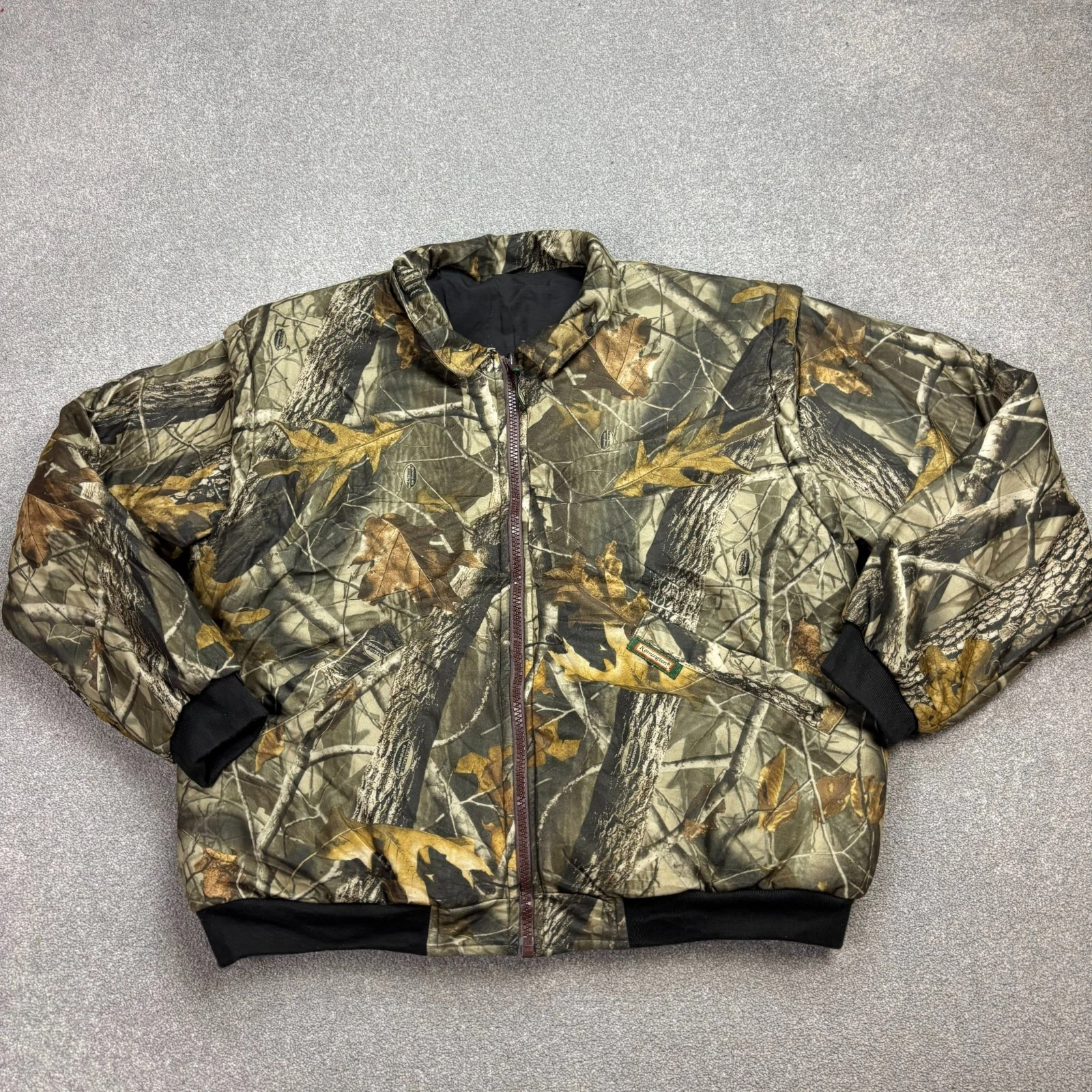RealTree Jacket Adult Medium Brown Workwear Padded Hunting Camo Outdoors Mens