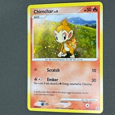 Swirl Cosmos Holo Chimchar  76/130 Diamond And Pearl Expansion Pokemon TCG