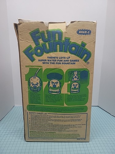 Vintage 1979 Wham-O Fun Fountain & Original Box - Bild 20 von 21