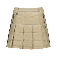 Genuine MASTER BUNNY EDITION Womens Goose Down Pleated Culotte Skirt 