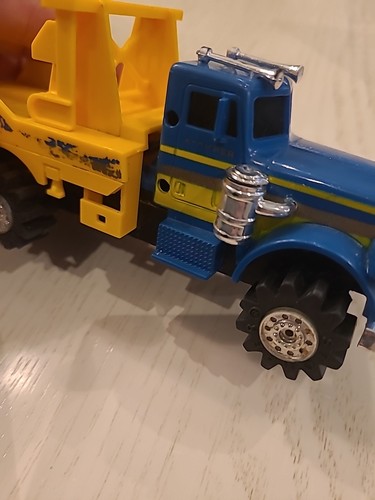 Vintage Schaper Stomper Heavy Duty Towing Peterbuilt Wrecker Not Tested Missing - Picture 9 of 11